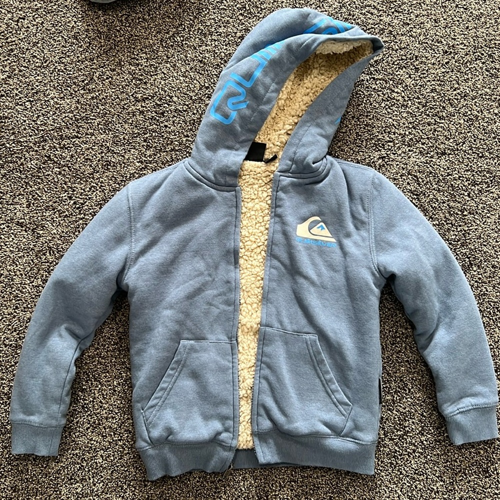Quicksilver zip up Sherpa